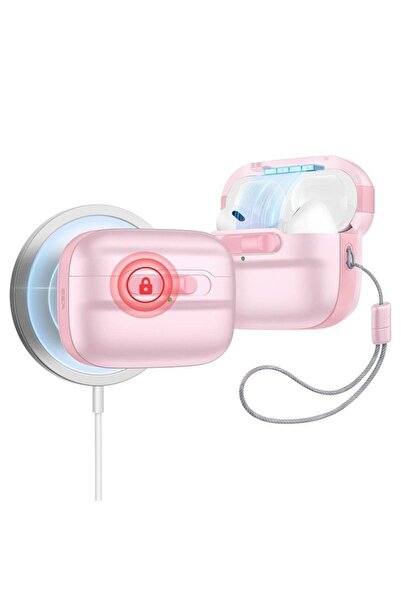 ESR Θήκη AirPods Pro Pulse Magnetic Lock Pink (MagSafe Compatible)