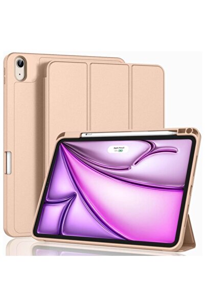 Orso Θήκη Soft TPU Flexible Pencil Holder Beige iPad Air 13 2024