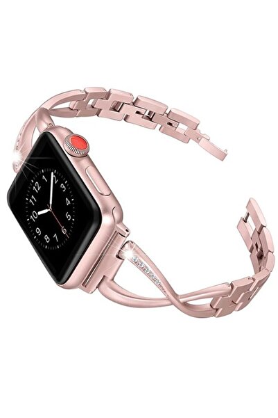 Orso X-Line Metal Beads Bracelet Vintage Pink Apple Watch 44/45/46/49mm