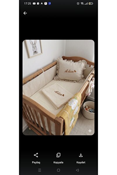 YASEMİNCE TASARIMLAR İsimli bebek yastık ve battaniye