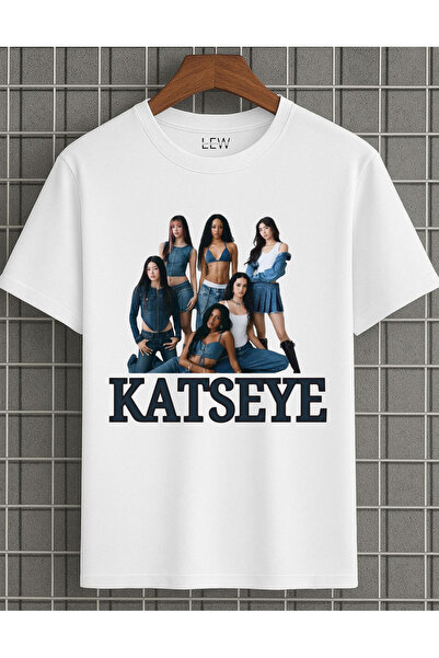 lovver Μπλουζάκι Katseye Group Special Design Premium Printing από βαμβάκι πο...