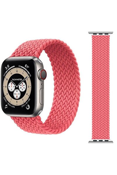 Other Stoband Hera Braided Pink Λουράκι για Apple Watch 44/45/46/49mm (Size: S)