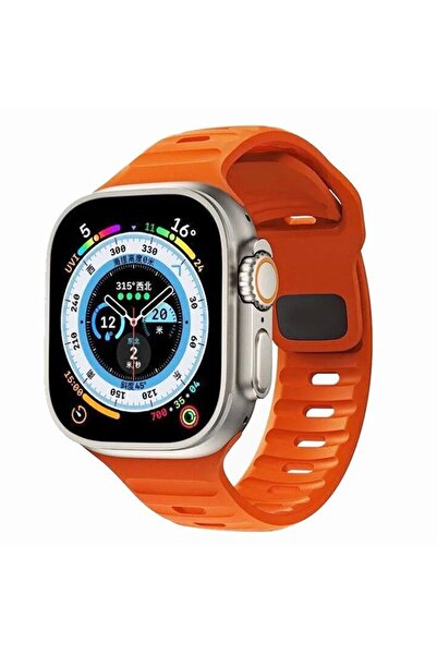 Orso Λουράκι σιλικόνης πορτοκαλί για Apple Watch 44/45/46/49mm