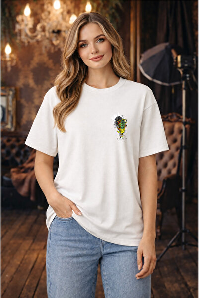 Ron8 Oversized Unisex Round Neck T-Shirt