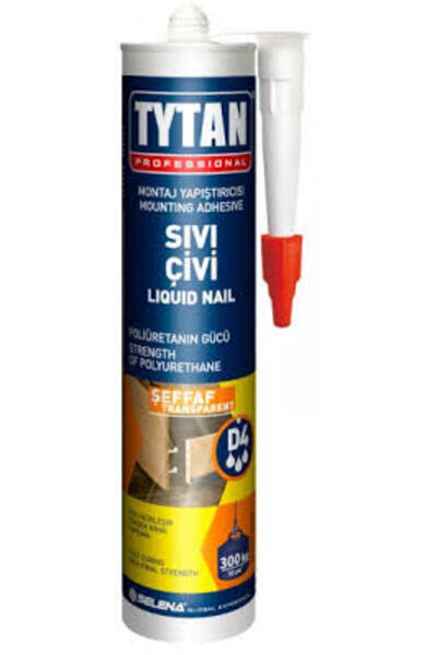 TYTAN Sıvı Çivi Montaj Yapıştırıcısı, ŞEFFAF, 390 g