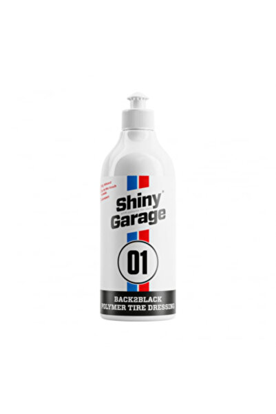 Shiny Garage Λύση Συντήρησης Ελαστικών με Κρέμα SiO2 Τύπου Back2Black, 500ml