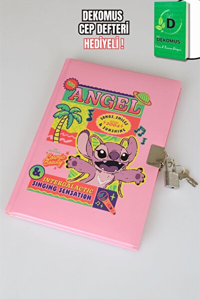 Stitch x Αναμνηστικό Σημειωματάριο με Κλειδαριά Lilo&Stitch με άδεια χρήσης D...