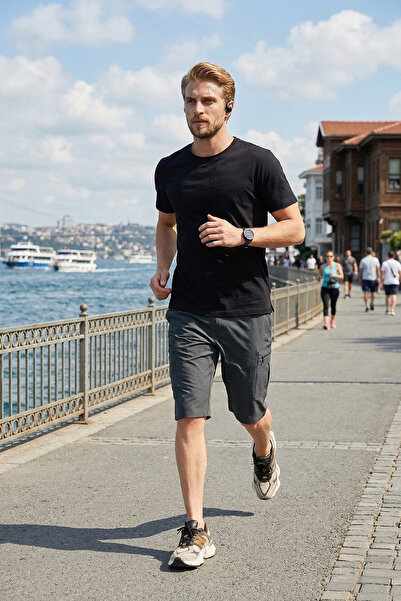 Buratti Σορτς Cargo με ελαστική μέση και τσέπες Ανδρικό ΣΟΡΤΣ 693763