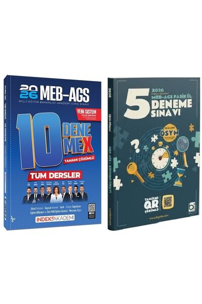 İndeks Akademi YENİ AGS - İndeks + Bigelio 2026 MEB-AGS Tüm Dersler 10 + 15 D...