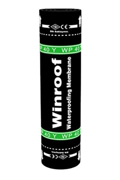 WİNROOF WP 40 Y Arduazlı Kumlu Rulo Membran, -10C, Yeşil, 1 Rulo=10 m2, 1 Pal...