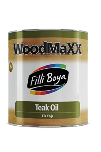 Filli Boya WoodMaxx Teak Tik Bakım Yağı Vernik Cila, 2.5 L, Şeffaf