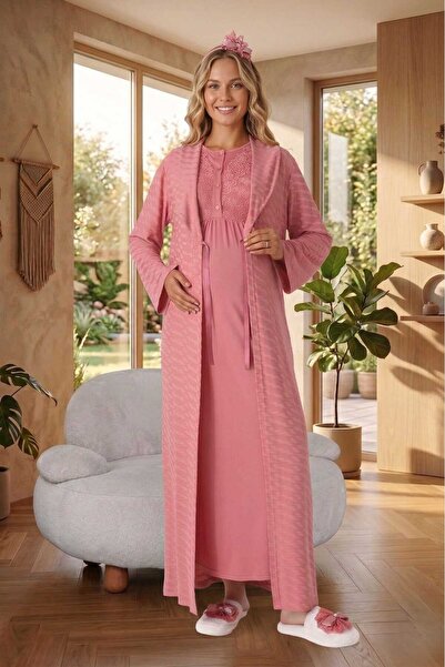 Lohussa Νέα σεζόν Σετ νυχτικών εγκυμοσύνης με κοντό μανίκι, βαμβακερό, ειδικο...