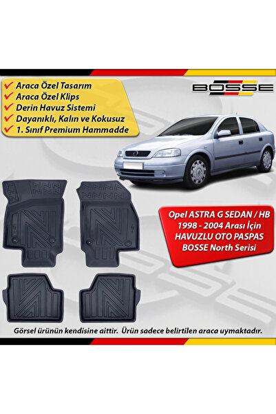 BOSSE North Opel Astra G Paspas Araca Özel 1998 - 2004 Arası İçin Derin Havuz...