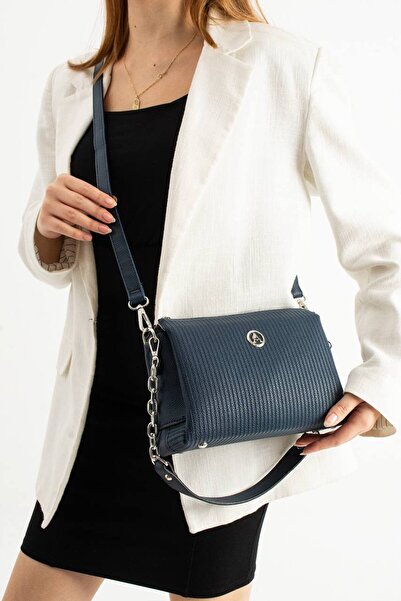 OZ&BU Women's Chain Strap Shoulder Crossbody Bag with 3 Compartments Soft Lea...