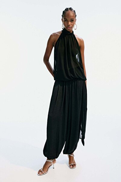 H&M Draped-panel balloon trousers