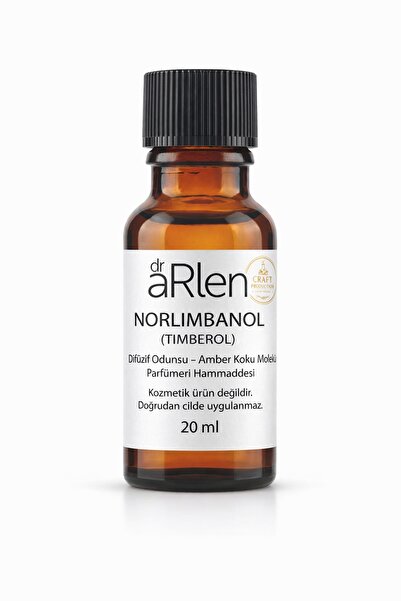 arlen Norlimbanol – Güçlü Difüzyonlu Odunsu Amber Parfüm Molekülü – 20 ml