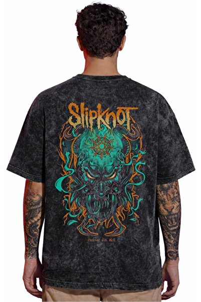 SEVBANO Dizajn Slipknot rok metal muzičkog benda, unisex majica sa leđnim pri...