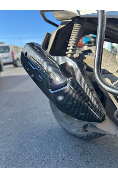 Honda Pcx Karbon Egzoz Modifiye Kapak Seti (2021-24)