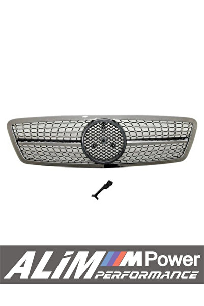 CarStore Mercedes-Benz C-Class W203 (2000–2006) Diamond Krom Ön Panjur Böbrek...
