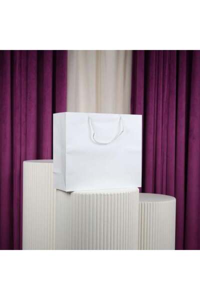 Gifts World حقائب مستطيلة بيضاء أنيقة