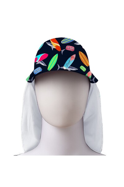 SLIPSTOP Παιδικό Μαύρο Καπέλο Ηλίου Daniel Junior Sk2631000008