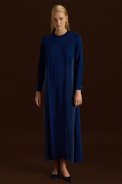 MISS DALIDA T26Y-4017 MISSDALIDA ÖN KISMI CUPRODETAYLI TRİKO ELBİSE