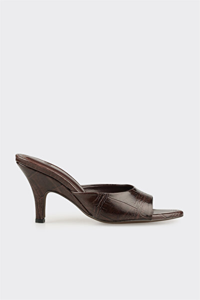 Elle Shoes Kahve Kadın Terlik