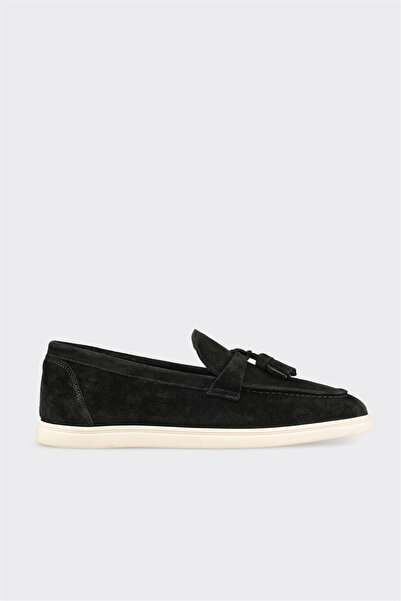 Elle Shoes Siyah Deri Erkek Günlük Ayakkabı