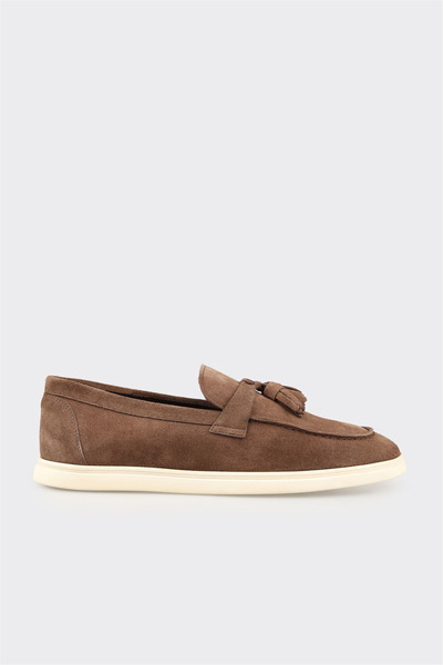 Elle Shoes Kahve Deri Erkek Günlük Ayakkabı
