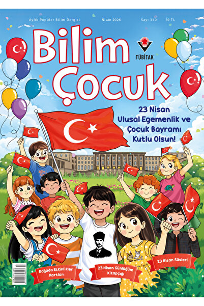 Tübitak Yayınları Bilim Çocuk Dergi Nisan 2026 (7-12 yaş)