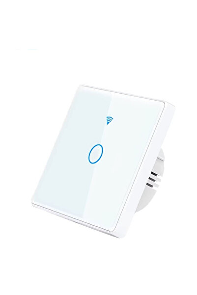 OEM Έξυπνος διακόπτης με ή χωρίς ουδέτερο, Wi-Fi, 10Α, 1 κανάλι, Γυαλί ασφαλε...