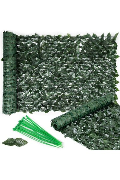 OEM Τεχνητό Πάνελ Φράχτη, Πλαστικό, 3x1 μ., Σκούρο Πράσινο