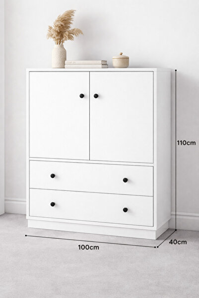 MERTWOOD Nova 2K Raflı Çok Amaçlı Dolap