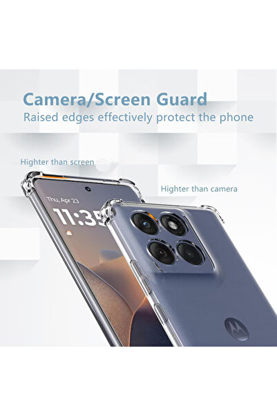 Techsuit Husa pentru Motorola Edge 60 Fusion/ Motorola Edge 60, Shockproof Clear Silicone