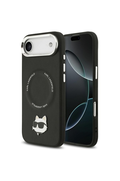 Stef's Cat Husa pentru iPhone 17 Air, Stef's Cat, Leather Choupette Pin MagSa...