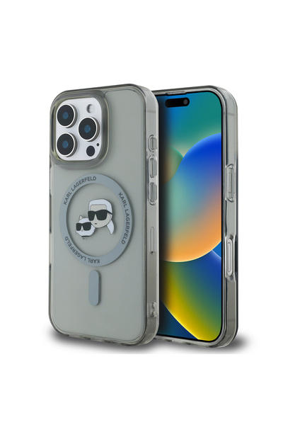 OEM Husa pentru iPhone 16 Pro Max, Karl Lagerfeld, Protectie, negru