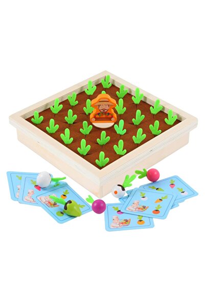 Arabest Wooden Carrot Harvest Game,Montessori Sorting & Matching Toy for Kids...