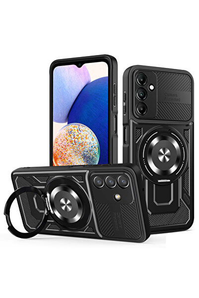 DAMUR Husă TitanFlex Ring Samsung Galaxy A14/A14 5G, protecție maximă, inel m...