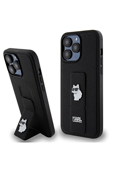 Stef's Cat Husa pentru iPhone 14 Pro Max, Stef's Cat, Saffiano Gripstand (KLH...