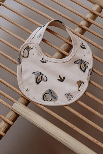 Oh La La Koala For Little Ones Fruit Printed Snap Fastener Baby Bib
