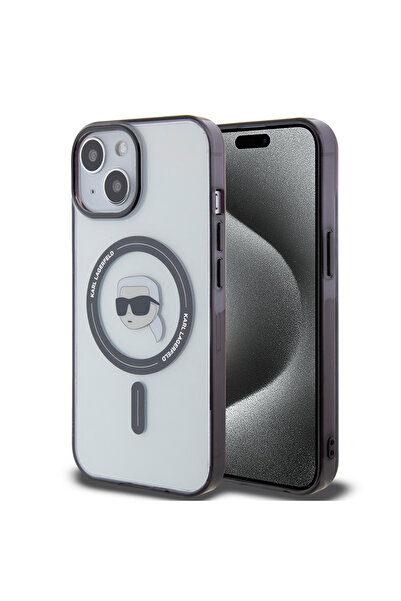 OEM Husa pentru iPhone 15 Plus, Karl Lagerfeld, Protectie, transparenta
