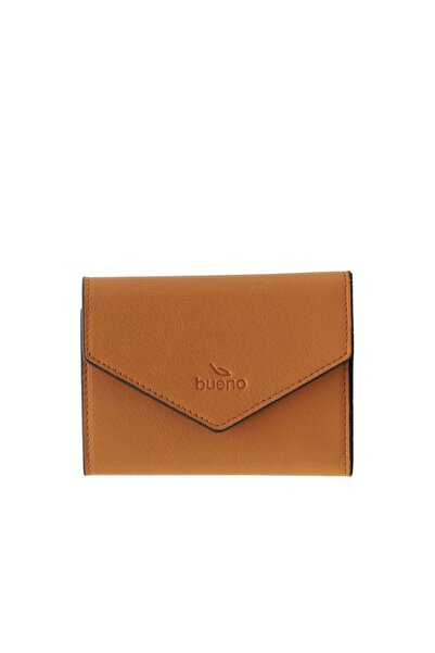 BUENO Shoes Tan Leather Women's Wallet 01Wc2010