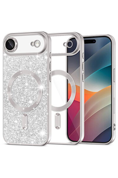 Techsuit Husa pentru iPhone 17 Air, Luxury Glitter MagSafe, protectie antisoc...