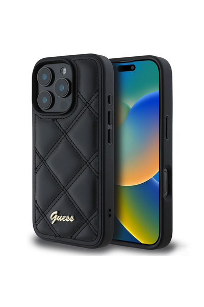Guess Θήκη για iPhone 16 Pro, Guess, TPU, Μαύρο