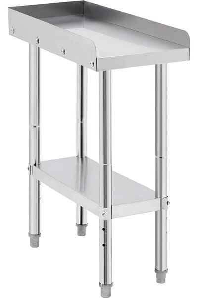 Garvee طاولة شواء من الفولاذ المقاوم للصدأ مقاس 12×24×30 بوصة