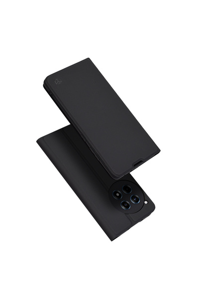 Techsuit Husa pentru OnePlus 12R, Magskin Book, protectie antisoc, negru