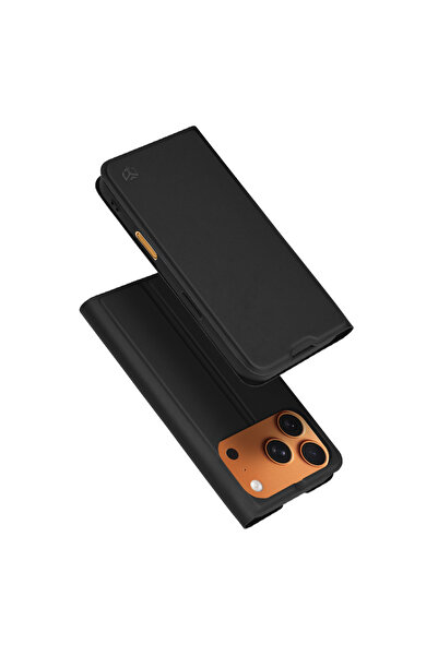 Stef's Cat Θήκη iPhone 17 Pro Max, Γάτα του Στεφ, Magskin Book, μαύρο