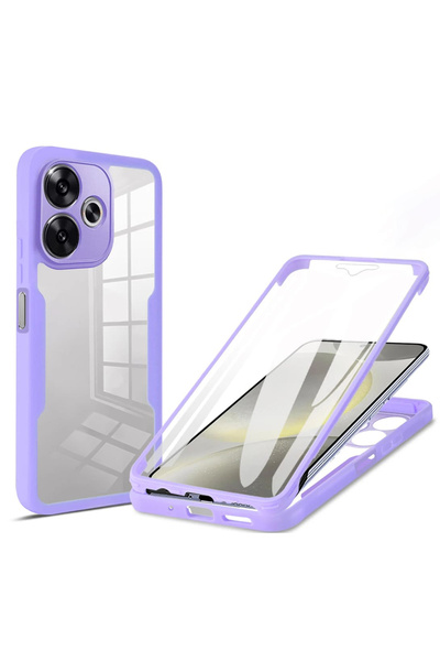 Techsuit Θήκη για Xiaomi Poco F6, Techsuit, TPU, Μωβ
