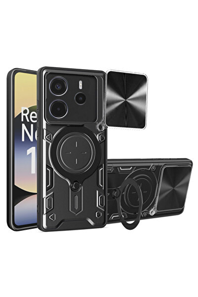 Techsuit Θήκη για Xiaomi Redmi Note 14 4G (στάνταρ), Techsuit, TPU, Μαύρο
