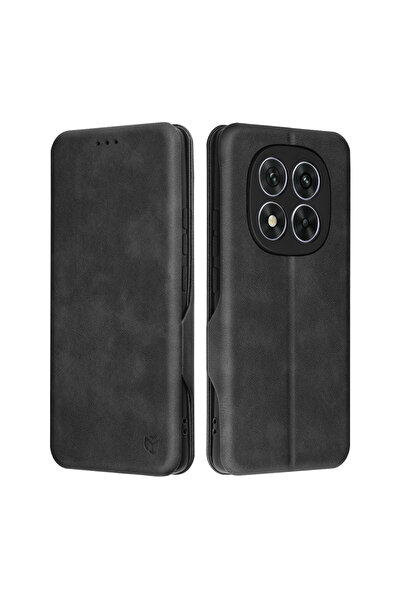 Techsuit Θήκη για Xiaomi Redmi Note 14 Pro 5G, Techsuit, PU, ​ ​ Μαύρο